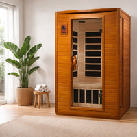 Andora 2-Person Low EMF FAR Infrared Sauna, Canadian Hemlock