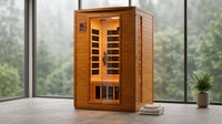 Andora 2-Person Low EMF FAR Infrared Sauna, Canadian Hemlock — Lifestyle