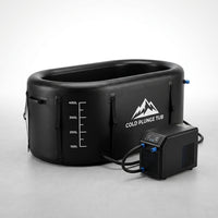 Cold Plunge Tub Built for Home Ice Baths, 248 Gallon Capacity, 1 HP Chiller, WiFi Control, Water Treatment Kit — Studio Shot