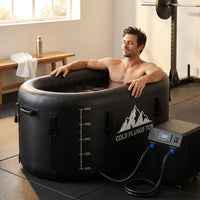 Cold Plunge Tub Built for Home Ice Baths, 248 Gallon Capacity, 1 HP Chiller, WiFi Control, Water Treatment Kit — Lifestyle