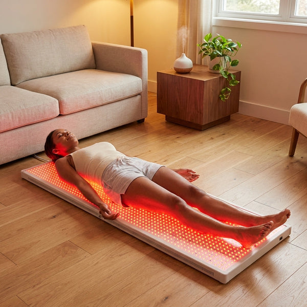 Red Light Therapy Mat Designed for Full Body Coverage, 660nm 850nm Dual Wavelength, 3840 LEDs, 71x31 Inch