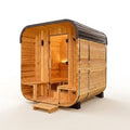 Traditional Cedar Sauna Built for Outdoor Use, 2-4 Person Capacity, Electric 9kW Heater, Wi-Fi Control
